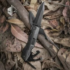 LIFCAUSAL Vatertagsgeschenke Für Papa Von Tochter Sohn Multitool Campingmesser Taschenmesser Multitool Klappmesser Mit Zange Schraubendreher Flaschenöffner Perfekt Für Camping Angeln Wandern Abenteuer (Schwarz) -Angebote Schneidwerkzeug Store 65754096 4