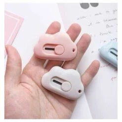 ILOVEMILAN 3 Stücke Mini Cloud Tragbare Kartonschneider Nette Papierschneider Papierschneider Klinge Büro Schulbedarf Schreibwaren Geschenk -Angebote Schneidwerkzeug Store 65948238 3