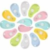 ILOVEMILAN 12 Stück Mini Einziehbare Messer Box Cutter Brieföffner Bunte Taschenmesser Mini Offene Schieber Zum Öffnen Von Briefen Kleine Boxen Öffnen Papier Schneiden DIY Handwerk