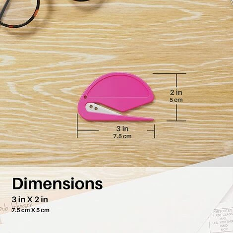 ILOVEMILAN Bunte Brieföffner - Hellrosa (3 Stück) 5 ILOVEMILAN Bunte Brieföffner - Hellrosa (3 Stück) – Bild 5