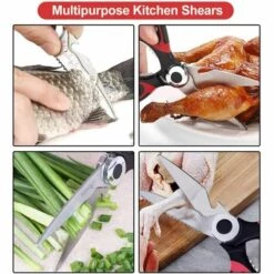 HELLO KITTY BAIN Robuste Küchenschere, Küchenschere Für Huhn, Fisch, Geflügel, Fleisch, Nüsse, Küchenschere -Angebote Schneidwerkzeug Store 66020221 3