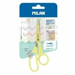 GENÉRICA Milan Tijeras Basic Pastel Edition Sugar Collection 13352 Blister Amarillo"