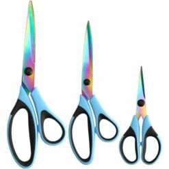 ILOVEMILAN Büroschere Bastelschere Stoffschere Allzweck Für Büro, Schule, Näh- Und Haushaltsbedarf, 3-teilig