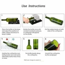 HEGUYEY Glasschneider Zum Basteln – Wein- Oder Bierglas-Flaschenschneider – Komplettes Set Mit Handschuhen Und Sicherheitszubehör -Angebote Schneidwerkzeug Store 66205097 3