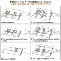 HEGUYEY Glasschneider Zum Basteln – Wein- Oder Bierglas-Flaschenschneider – Komplettes Set Mit Handschuhen Und Sicherheitszubehör -Angebote Schneidwerkzeug Store 66205097 4