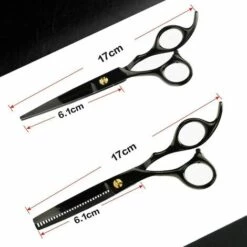 THSINDE Friseurscheren-Set Mit Reinigungstuch Und Schleifkarte, Rasierkamm, Clips, Verbesserter Professioneller Schnitt 8 THSINDE Friseurscheren-Set Mit Reinigungstuch Und Schleifkarte, Rasierkamm, Clips, Verbesserter Professioneller Schnitt -Angebote Schneidwerkzeug Store 66210657 4