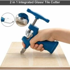 HELLO KITTY BAIN 2 In 1 Integriertes Glasfliesenschneider-Kit, Professionelles 2-20-mm-Schneidwerkzeug