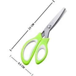 READCLY Schere 24 Cm, Professionelle Nähschere, Edelstahlklingen Und Kunststoffgriffe - Zum Schneiden Von Papier Und Stoff, Grün -Angebote Schneidwerkzeug Store 66539023 3