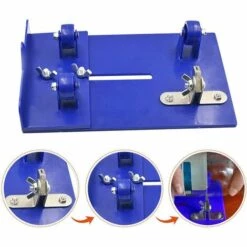 READCLY Glasflaschenschneider-Kit, Professioneller Flaschenschneider, Scharf, Langlebig, Rostfrei, Zum Schneiden Von Runden, Quadratischen, Ovalen Flaschen, Verstellbarer Schnitt (Blau) -Angebote Schneidwerkzeug Store 66736186 4