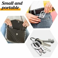 READCLY-3-teilige Klappschere, Tragbare Edelstahlschere, Kleine Klappschere, Tragbare Reiseschere, Mini-Klappschere Für Die Reise Zu Hause, Silber -Angebote Schneidwerkzeug Store 66736835 5