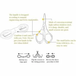 READCLY-Mini Faltbare Angelschere Aus Edelstahl, Blisterkartenpaket (Silber) 7 READCLY-Mini Faltbare Angelschere Aus Edelstahl, Blisterkartenpaket (Silber) -Angebote Schneidwerkzeug Store 66737069 3