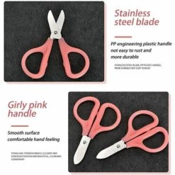 LTS FAFA Sicherheitsschere Für Kinder, 10 Stück, Rundspitzenschere, Lernschere, 7 Cm, Edelstahlklingen/Kunststoffgriffe, Rechts- Und Linkshänder, Zum Schneiden Von Papier Und Stoff (Hellrosa) 7 LTS FAFA Sicherheitsschere Für Kinder, 10 Stück, Rundspitzenschere, Lernschere, 7 Cm, Edelstahlklingen/Kunststoffgriffe, Rechts- Und Linkshänder, Zum Schneiden Von Papier Und Stoff (Hellrosa) -Angebote Schneidwerkzeug Store 66759139 3