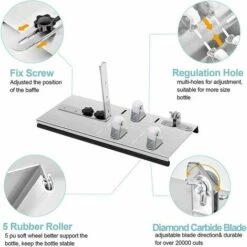LTS FAFA Glasschneidewerkzeuge DIY Glasflaschenschneider Kit, Glasflaschenschneider Verbesserte Flaschenschneider DIY Glasschneidewerkzeuge -Angebote Schneidwerkzeug Store 66760854 4
