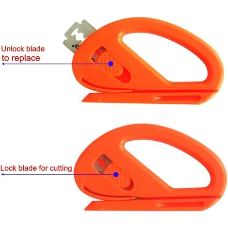 LTS FAFA Snitty Sicherheitsschneider Car Vinyl Wrap Schneidewerkzeug Kohlefaser-Schneidemesser, 2 Stück 2 LTS FAFA Snitty Sicherheitsschneider Car Vinyl Wrap Schneidewerkzeug Kohlefaser-Schneidemesser, 2 Stück – Bild 2