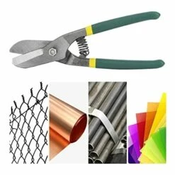 LITZEE Deutschland-Art Gerade Schnitt-Zinn-Scheren, Metallscheren-Scheren-Schneider Vervollkommnen Für Das Schneiden Des Aluminiums, Des Blechs, Des Leders, Der Pappe Und Des Plastiks(12Inch) -Angebote Schneidwerkzeug Store 66807472 5