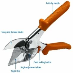 DECKON Kanalschneider 45-180 Grad Multi-Winkel-Gehrungsverkleidungsdraht PVC PE-Kunststoffrohrschneider Scherenklempnerwerkzeug Für Heimtextilien -Angebote Schneidwerkzeug Store 66979743 4