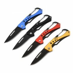 DECKON 2-teiliges Edelstahl-Taktik-Klappmesser-Messerset, Geeignet Für Camping, Überleben Im Freien, Schwarz -Angebote Schneidwerkzeug Store 66983821 4