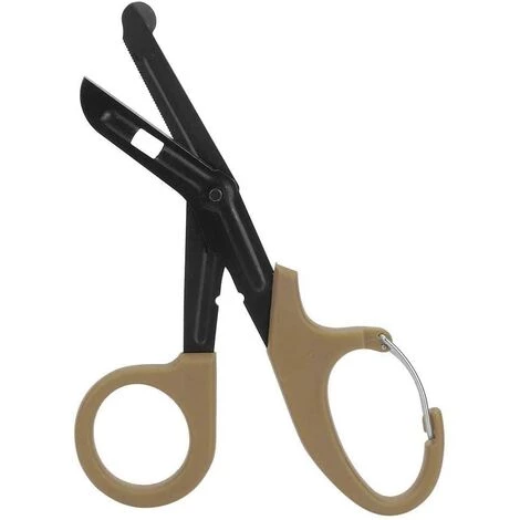 DECKON Pflegeschere, Verbandschere, Medizinische Schere, Traumaschere, Erste Hilfe Für Die Krankenpflegepraxis (Schlammfarbe) 1 DECKON Pflegeschere, Verbandschere, Medizinische Schere, Traumaschere, Erste Hilfe Für Die Krankenpflegepraxis (Schlammfarbe)