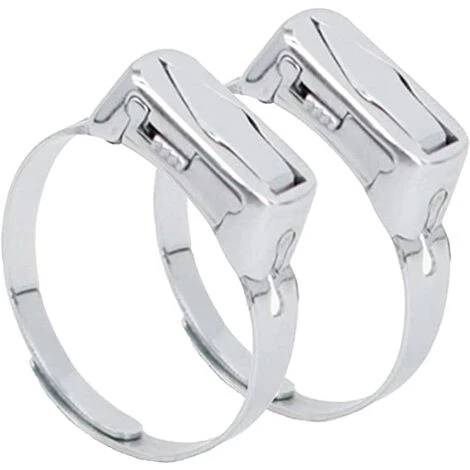 BENOBBY KIDS 2 ST?CKE Selbstverteidigungsring Mit Innovativem Design F��r Frauen M?nner Mode Titanstahl Verstellbarer Offener Ring 1 BENOBBY KIDS 2 ST?CKE Selbstverteidigungsring Mit Innovativem Design F��r Frauen M?nner Mode Titanstahl Verstellbarer Offener Ring