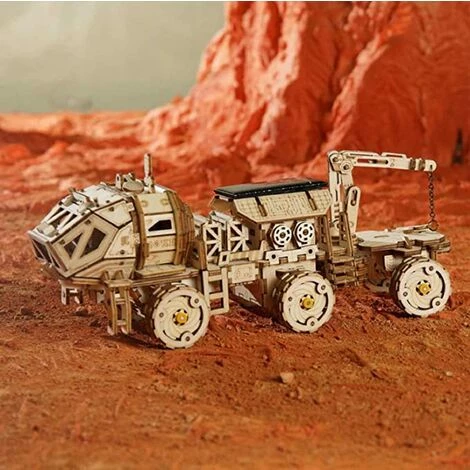 BENOBBY KIDS 3D-Holzpuzzle Mars Rover Solarprojekt Weltraumforschungsfahrzeug - Weltraumforschung Mechanisches Modellbau Wissenschaftskits Für Kinder Im Alter Von 6-8 Jahren 4 BENOBBY KIDS 3D-Holzpuzzle Mars Rover Solarprojekt Weltraumforschungsfahrzeug - Weltraumforschung Mechanisches Modellbau Wissenschaftskits Für Kinder Im Alter Von 6-8 Jahren – Bild 4