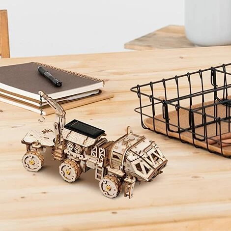 BENOBBY KIDS 3D-Holzpuzzle Mars Rover Solarprojekt Weltraumforschungsfahrzeug - Weltraumforschung Mechanisches Modellbau Wissenschaftskits Für Kinder Im Alter Von 6-8 Jahren 5 BENOBBY KIDS 3D-Holzpuzzle Mars Rover Solarprojekt Weltraumforschungsfahrzeug - Weltraumforschung Mechanisches Modellbau Wissenschaftskits Für Kinder Im Alter Von 6-8 Jahren – Bild 5