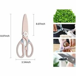 BENOBBY KIDS K��chenschere Hochleistungsschere, Scharfe Mehrzweck-K��chenschere Aus Edelstahl, K��chenschere F��r Huhn/Gefl��gel/Fleisch/Gem��se/Kr?uter/Grill (Rosa) -Angebote Schneidwerkzeug Store 67069458 5