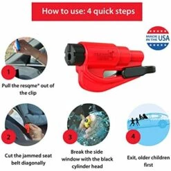 BENOBBY KIDS Familienpackung Mit 3 Stück, Das Original Notfall-Schlüsselbund-Auto-Fluchtwerkzeug, 2-in-1-Sicherheitsgurtschneider Und Fensterbrecher -Angebote Schneidwerkzeug Store 67069473 3