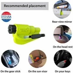 BENOBBY KIDS Familienpackung Mit 3 Stück, Das Original Notfall-Schlüsselbund-Auto-Fluchtwerkzeug, 2-in-1-Sicherheitsgurtschneider Und Fensterbrecher -Angebote Schneidwerkzeug Store 67069473 4