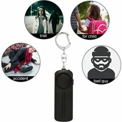 BENOBBY KIDS Personal Alarm For WomenSafe Sound Personal Alarm Schlüsselanhänger Notfall-LED-Taschenlampe, Kinderselbstverteidigungssirene, Schwarz 9 BENOBBY KIDS Personal Alarm For WomenSafe Sound Personal Alarm Schlüsselanhänger Notfall-LED-Taschenlampe, Kinderselbstverteidigungssirene, Schwarz -Angebote Schneidwerkzeug Store 67069476 5