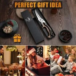 BENOBBY KIDS Geflügelschere, Robuste Küchenschere Mit Wellenschliff, Rostfrei, Federbelastet, Mehrzweck-Edelstahl-Küchenschere Für Huhn, Knochen, Fleisch, Truthahn, Fisch, Thanksgiving, Weihnachten 8 BENOBBY KIDS Geflügelschere, Robuste Küchenschere Mit Wellenschliff, Rostfrei, Federbelastet, Mehrzweck-Edelstahl-Küchenschere Für Huhn, Knochen, Fleisch, Truthahn, Fisch, Thanksgiving, Weihnachten -Angebote Schneidwerkzeug Store 67069514 4