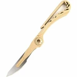 BENOBBY KIDS Mini Messing Taschenmesser EDC Allzweckmesser Mit 10 Extra Austauschbaren Klingen, Tragbares Scharfes Klappmesser Mit R��ckenclip