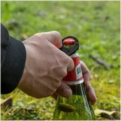 BENOBBY KIDS Utility Pocket EDC Klappmesser Mit Flaschenöffner Und Clip, Schlüsselanhänger, Vielseitig Für Camping, Wandern, Outdoor-Aktivitäten, Schwarz -Angebote Schneidwerkzeug Store 67069709 4