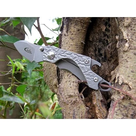 BENOBBY KIDS Mini-Taschenmesser D2 Stahlklinge Titanlegierung Griff Klappschl��sselmesser Outdoor Campingmesser 4 BENOBBY KIDS Mini-Taschenmesser D2 Stahlklinge Titanlegierung Griff Klappschl��sselmesser Outdoor Campingmesser – Bild 4