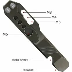 BENOBBY KIDS Multifunktionaler Brecheisen-Schraubendreher Aus Titanlegierung, Flaschen?ffner, EDC-Werkzeug, Outdoor-Schraubenschl��ssel. (dunkelgrau) -Angebote Schneidwerkzeug Store 67069874 4