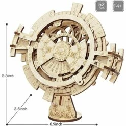 BENOBBY KIDS 3D-Puzzle Mit Ewigem Kalender Aus Holz, Mechanisches Zahnrad-Spielzeug-Bauset, Denksportspiele, Technisches Spielzeug, Familien-Holz-Bastelset-Zubehör – Toller Geburtstag Für Ehemann, Ehefrau, Erwachsene -Angebote Schneidwerkzeug Store 67069879 5