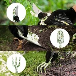 BENOBBY KIDS Gartenwerkzeug-Set, 3-teiliges Hochleistungs-Blumengarten-Handwerkzeug-Set Mit Gartenschere, Handrechenkelle, Aluminium-Gartengeschenk Für Frauen, Mütter Und Männer -Angebote Schneidwerkzeug Store 67069882 3