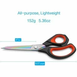 BENOBBY KIDS Premium Schneiderschere Titanbeschichtet Mehrzweck Geschmiedeter Edelstahl N?htuch Leder Schneiderei Komfortgriff Schere Professionelle Handwerkskunst