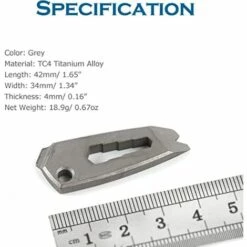 BENOBBY KIDS EDC Multi-Tool Schl��sselanh?nger Mit Schraubenschl��ssel Schraubendreher Hebelstangenfunktion (Grau) -Angebote Schneidwerkzeug Store 67070502 3