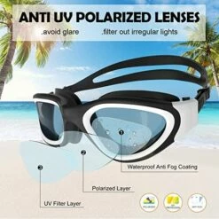 BENOBBY KIDS Polarisierte Schwimmbrille Schwimmbrille Anti-Fog Anti-UV No Leak Clear Vision Für Männer Frauen Erwachsene Teenager