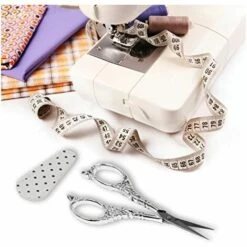 BENOBBY KIDS 11,4 Cm Silberne Stickschere Mit Lederscherenabdeckung Kleine Scharfe Schere F��r Stickereien, Kunstwerke, N?hen, Heimwerker -Angebote Schneidwerkzeug Store 67070610 4