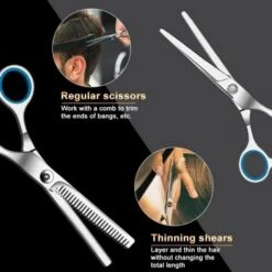 FUIENKO Friseur Schere Cut Haar Professionellen Ausdünnung Schere Edelstahl Friseur Schere 6 Zoll Ausdünnung Scher Cutter,Thinning Shear -Angebote Schneidwerkzeug Store 67129829 3