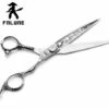 FUIENKO FnLune Wolfram Stahl Professional Hair Salon Schere Cut Barber Zubehör Haarschnitt Ausdünnung Scher Friseur Werkzeuge Schere,6.8 Inch