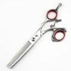 FUIENKO 5,5 "6" Heißer Titan Fliegen Scheren Swivel Daumen Schere Dreh Haar Schere Friseur Fly Schere Friseur Liefert,5.5 Inch Thinning