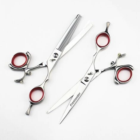 FUIENKO 5,5 "6" Heißer Titan Fliegen Scheren Swivel Daumen Schere Dreh Haar Schere Friseur Fly Schere Friseur Liefert,5.5 Inch Thinning 3 FUIENKO 5,5 "6" Heißer Titan Fliegen Scheren Swivel Daumen Schere Dreh Haar Schere Friseur Fly Schere Friseur Liefert,5.5 Inch Thinning – Bild 3