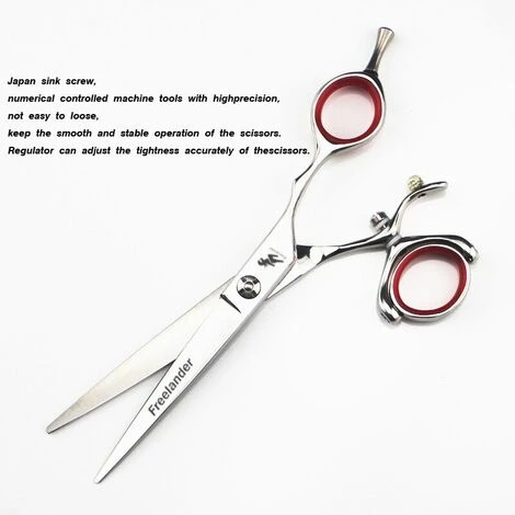 FUIENKO 5,5 "6" Heißer Titan Fliegen Scheren Swivel Daumen Schere Dreh Haar Schere Friseur Fly Schere Friseur Liefert,5.5 Inch Thinning 4 FUIENKO 5,5 "6" Heißer Titan Fliegen Scheren Swivel Daumen Schere Dreh Haar Schere Friseur Fly Schere Friseur Liefert,5.5 Inch Thinning – Bild 4