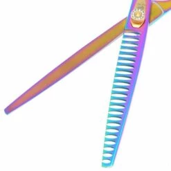 FUIENKO Lila Drachen 8.0 "Große Haustiere Ausdünnung Schere Hunde Scheren Japan Stahl 9CR Professionelle Pflege Schere Hund Haar Clipper B0059B,B0059B-10-80 -Angebote Schneidwerkzeug Store 67129872 3