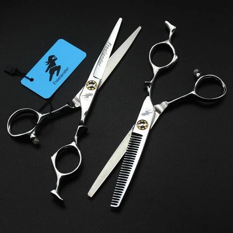 Fuienko Barbershop Haar Schneiden Ausdünnung Schere 6 Zoll Professionelle Styling Friseur Schere Mit Großen Lager Schraube,325T Without Bag 2 Fuienko Barbershop Haar Schneiden Ausdünnung Schere 6 Zoll Professionelle Styling Friseur Schere Mit Großen Lager Schraube,325T Without Bag – Bild 2