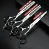 Fuienko 440c 6/7/7,5 Zoll Haarschnitt Ausdünnung Schere Professional Friseur Friseur Schere Schneiden Schere Haar Scheren,6 Inch Set 3PC