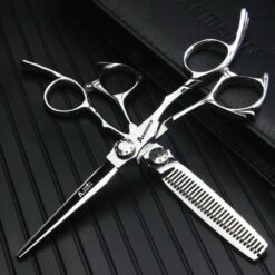 FUIENKO Friseur Friseur Schere Flachen Schneid Zähne Schneiden Hause Haar Schneiden Kreative Griff Nahtlose Ausdünnung,three Optional -Angebote Schneidwerkzeug Store 67129891 5