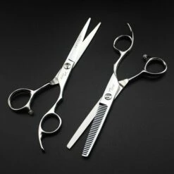 FUIENKO 6 Silber 440C Haar Schere Fall Schneiden JaGua Schere Dünner Schere Haar Barber Barbearia Profissional Acessorios Tigeras,6.0 Inch -Angebote Schneidwerkzeug Store 67129894 4